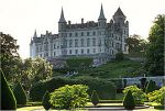 Dunrobin Castle located in the Scottish Highlands of Sutherland