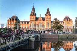 Rijks museum in Amsterdam and charming architecture by Pierre Cuypers, and the Central Station are very similar is design details