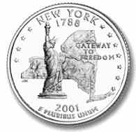 2001 Statue of Liberty Quarter